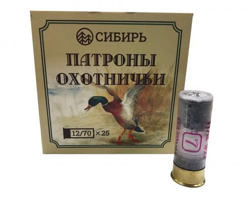 Патрон к.12х70 №7 32гр 1уп/25  СИБИРЬ