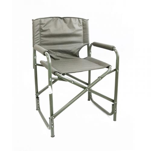 Кресло складное "СЛЕДОПЫТ" 585х450х825 мм, алюминий, хаки