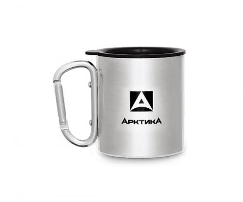 Термокружка невакуумная,  тм «Арктика», 450 мл, арт. 801-450К с карабином