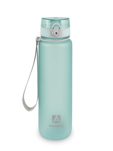 Бутылка тритановая 720-1000 голубая матовая, с ситечком