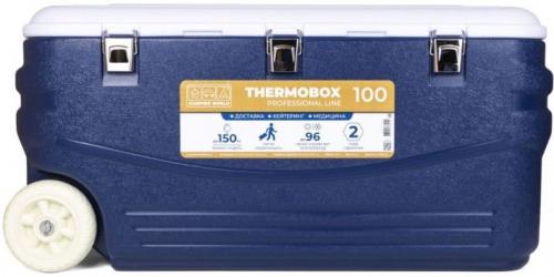 Контейнер изотермический Кемпинг Ворлд (Camping World) Термобокс 100 с колёсами,