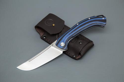 Нож Узбекский, складной ст.VG10 рук.G10 (черно-синяя)