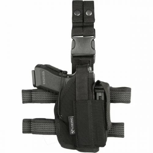 Кобура набедренная под ПЯ, Glock с карманом; ЧЕРНЫЙ; 500 D