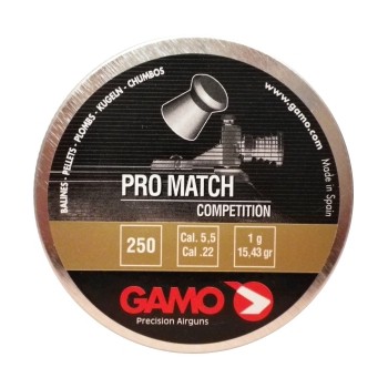 Пуля пневм. "Gamo Pro-Match", кал. 5,5 мм. (250 шт.)