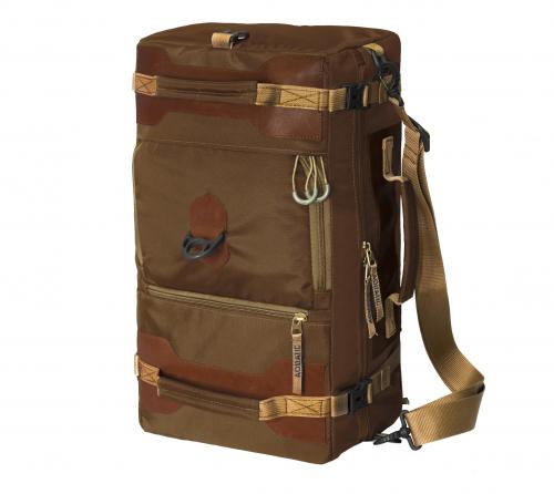 Сумка-рюкзак С-27К с кожаными накладками (цвет: коричневый) Сумка-рюкзак С-27К с кожаными накладками (цвет: коричневый)