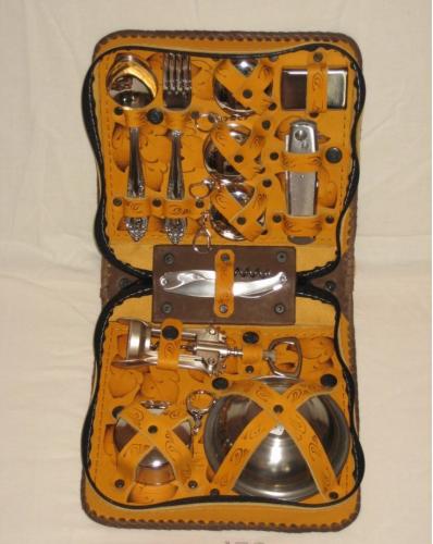 Барсетка №5 (комбинированная кожа)