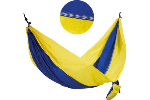 Гамак походный (нейлон) повышенной прочности Ham-16 с карабинами р-р 280х140 см