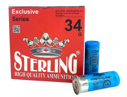 Патрон к.12х70 № 1 34 гр. STERLING 1уп/25шт