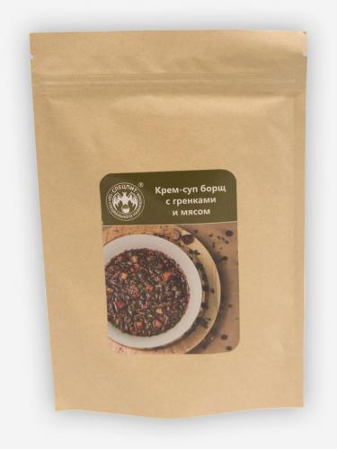 Крем-суп Борщ с гренками, 60г ФОЛЬГА