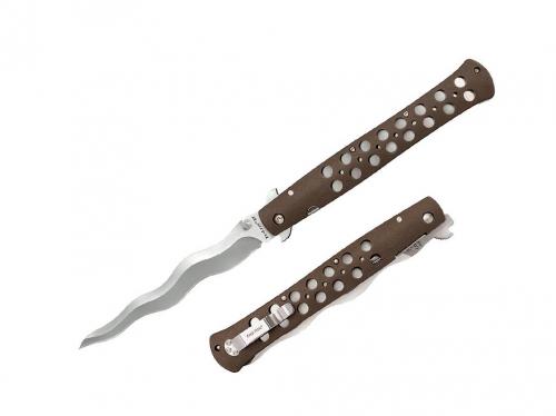 Нож CS_26SXK6 Ti-Lite 6 Kris Plane - складной, рук-ть коричнев. пластик Zytel, к