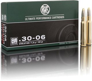 Патрон к.30-06Sprg 11,9гр EVO DN 1уп/20шт