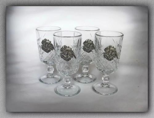 Набор рюмок 51729 "Удачная охота"  4шт. 60мл. Нр51729Уох