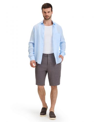 ШОРТЫ NORVEG LINEN МУЖСКИЕ CASUAL ЦВЕТ СЕРЫЙ,