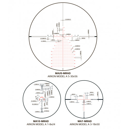 Прицел Arkon Model A 5-30x56