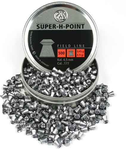 Пуля пневм. RWS Super-H-Point 4,5 мм 0,45 г (500 шт./бан.)