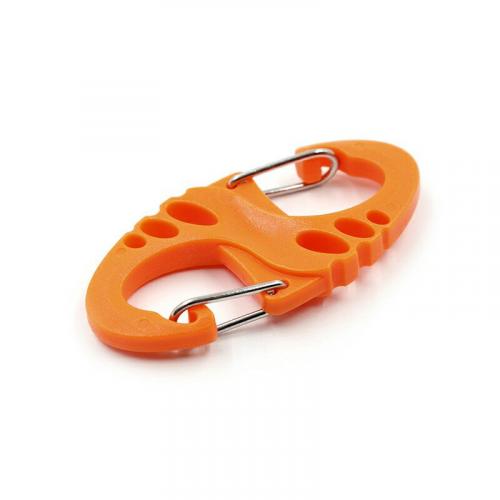 Карабин "СЛЕДОПЫТ" 5 см, двойной, abs-пластик