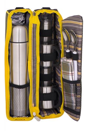 Сумка для пикника CONDOR на 2 персоны TWCS-2048E45. Термос, 2 кружки. Цвет олива