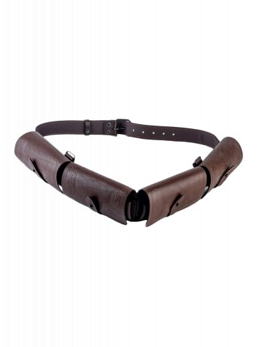 Патронташ закрытый 16к / кожа / коричневый