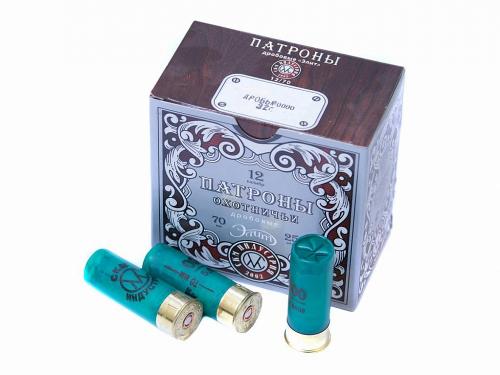 Патрон к.12х70 №0000 СКМ 32гр п Импорт "Элит" 1уп/25шт