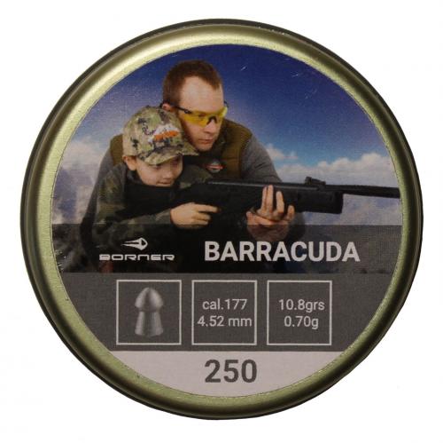 Пуля пневм. Borner "Barracuda", 4,52 мм. (250 шт.) 0,70гр.