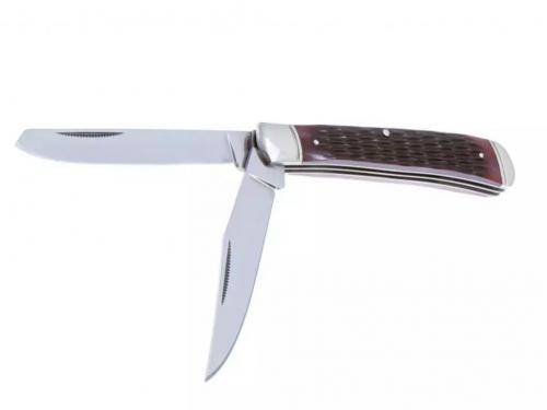 Нож CS_FL-TRPR-J Trapper - складной, рук-ть кость, клинок 8Cr13MoV