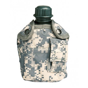 Фляга полевая с чехлом 1л US AT-Digital