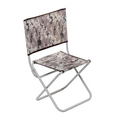 Стульчик рыболова со спинкой КМФ цифра СР-280C-16 (T-FC-280S-16-DG) Helios