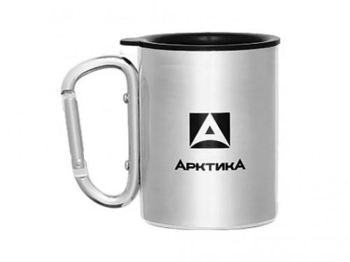 Термокружка невакуумная «Арктика» 801-400К с карабином