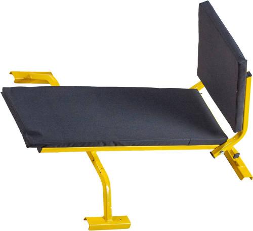 Сиденье для саней продольной со складной спинкой