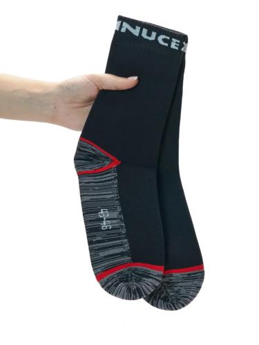 НОСКИ NUCEX СТАНДАРТНЫЕ НМ01 BLACK_RED_STRIP