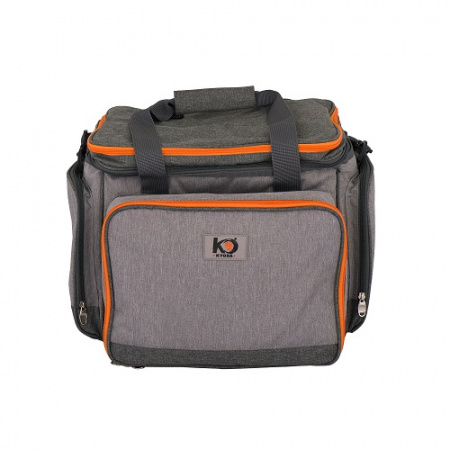 Сумка для пикника KYODA на 6 персон TWPB-3475Q286. Метал посуда. Цвет серый