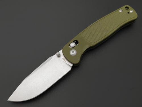 Нож CJ1943-GN Shale складной, рукоять зеленая G10,клинок стоунвош, сталь AR-RPM9
