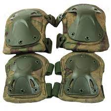 Наколенники съемные тактические Блок-Х + Налокотники-К Цвет МОХ