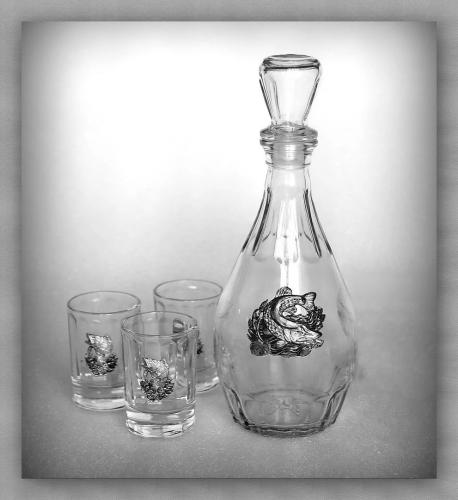 Набор рюмок  40182 "Держава" 4шт. 60мл. Нр40182Др