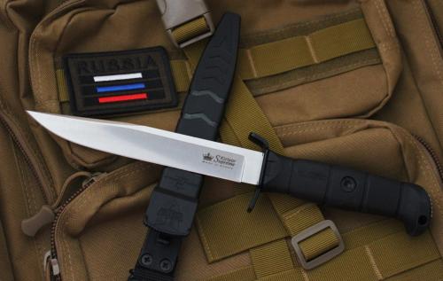 Нож VECTOR AUS-8 SW BKH PS (StoneWash, Black Kraton Handle, Polyamide Sheath)