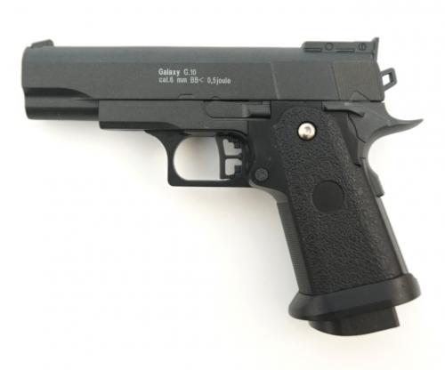 Пистолет софтэйр GALAXY G.10 пружинный (Colt 1911 PD), кал. 6мм