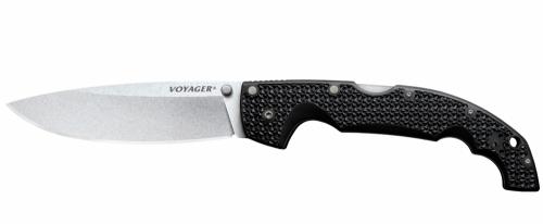 Нож CS_29AB Voyager Large Drop Plain Edge -складн, клинок AUS10, рук-ть черн Gr Нож CS_29AB Voyager Large Drop Plain Edge -складн, клинок AUS10, рук-ть черн Gr