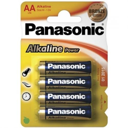 Батарейка Panasonic Alkaline Power LR 6 4xBL Bronze
