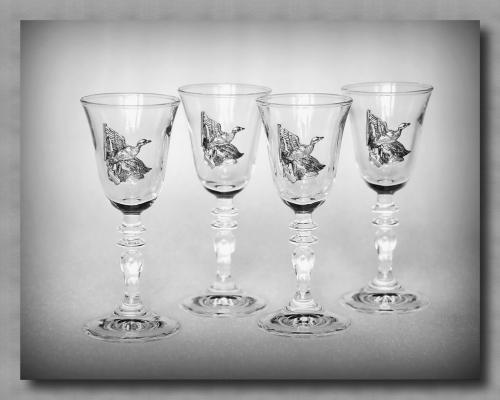 Набор рюмок  40182 "Утиная охота"  4шт. 60мл. Нр40182Уто