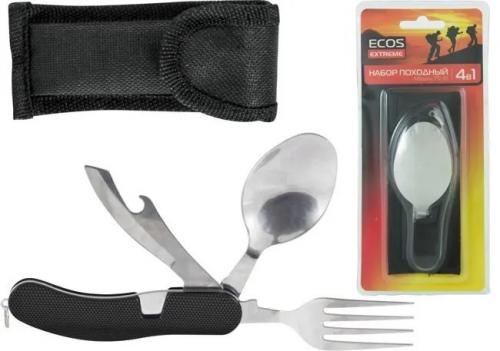 Набор походный 4 в 1 ECOS TS-33 черный