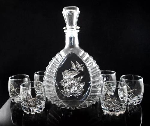 Набор для водки 103 "Утиная охота" 1+6 Нгс103Уто-16