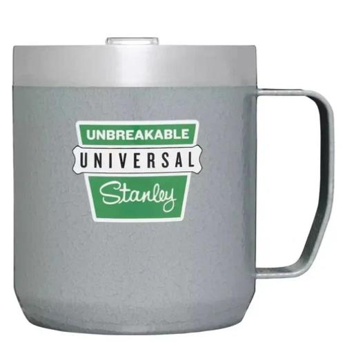 Термокружка STANLEY Milestones с ручкой 0,35L (10-09366-240) 1960, серо-голубая