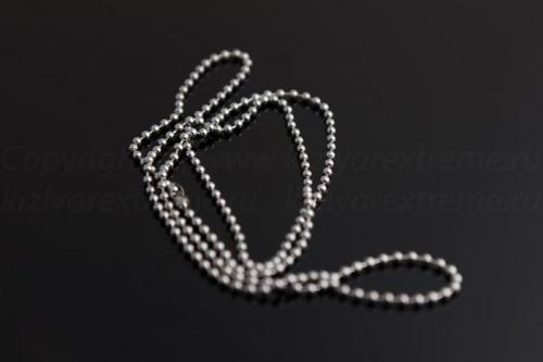 Цепочка стального цвета (металлическая)