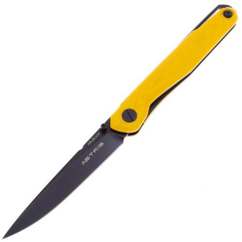 Нож складной "ASTRIS" yellow handle, black s/w Нож складной "ASTRIS" yellow handle, black s/w