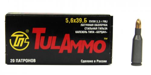 Патрон к.5,6х39 ОБ Тула 1уп/20шт