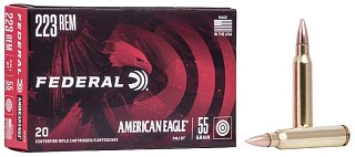 Патрон к.223R Federal 3.6g  American Eagle Tac FMJ 1уп/20шт