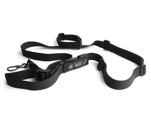 Ремень оружейный ДОЛГ м2 (черный) одноточка