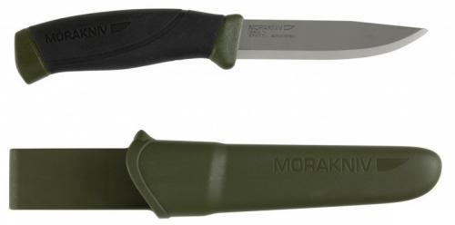 Нож Morakniv Companion MG (C), углеродная сталь, цвет хаки