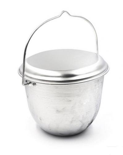 Котелок костровой "СЛЕДОПЫТ" конический, 2,5 л, алюм./10/