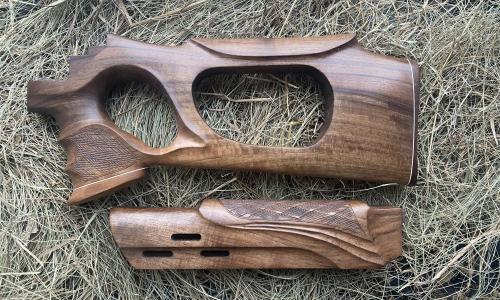 Приклад и цевье Вепрь СОК-94, Сок-95 (Вепрь-308) орех Ортопедический исп.№1